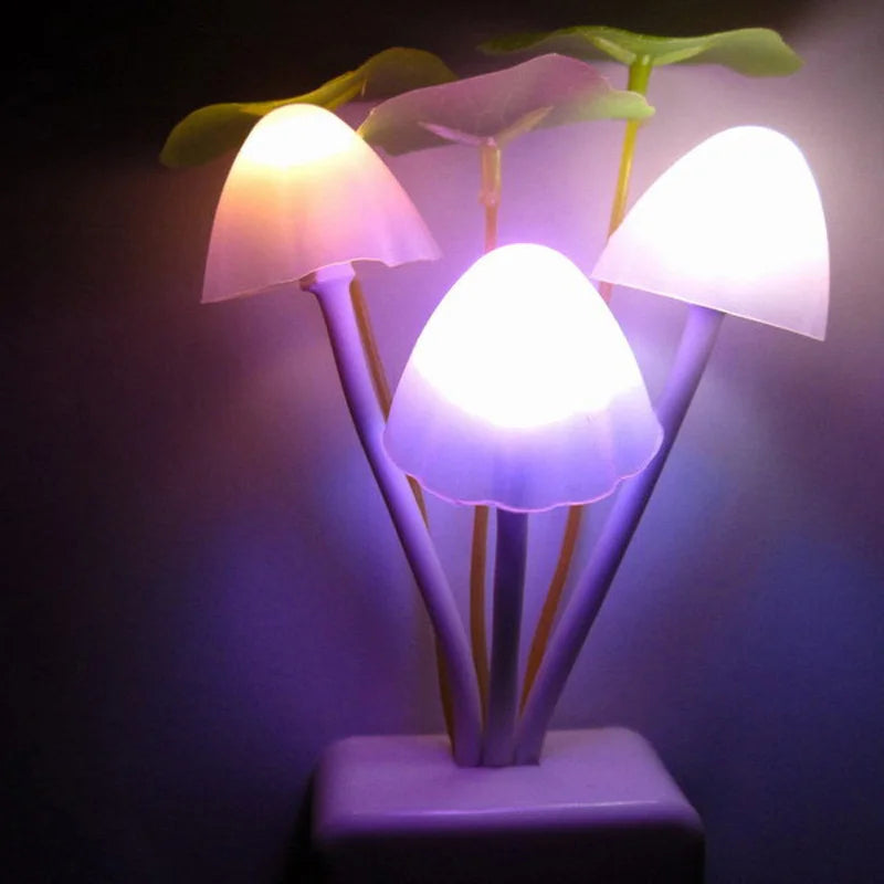 Novelty Mushroom Fungus Night Light EU & US Plug.