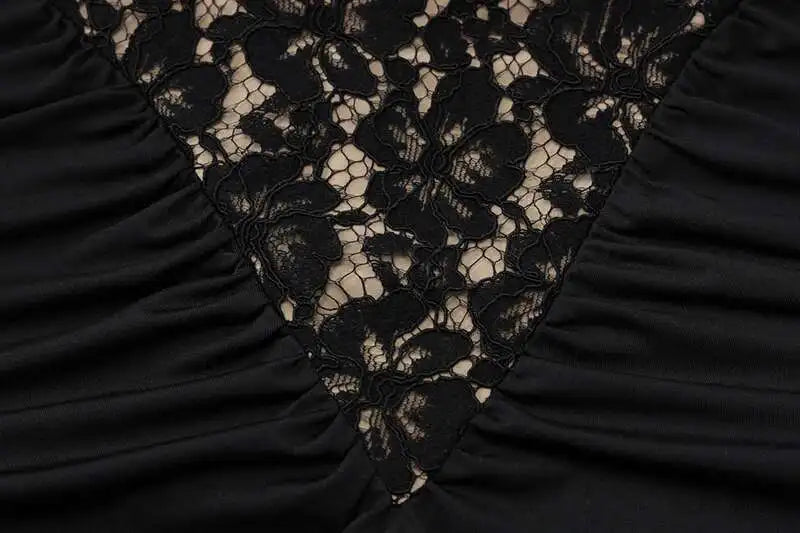 Mozision Lace Halter Backless Sexy Maxi Dress.