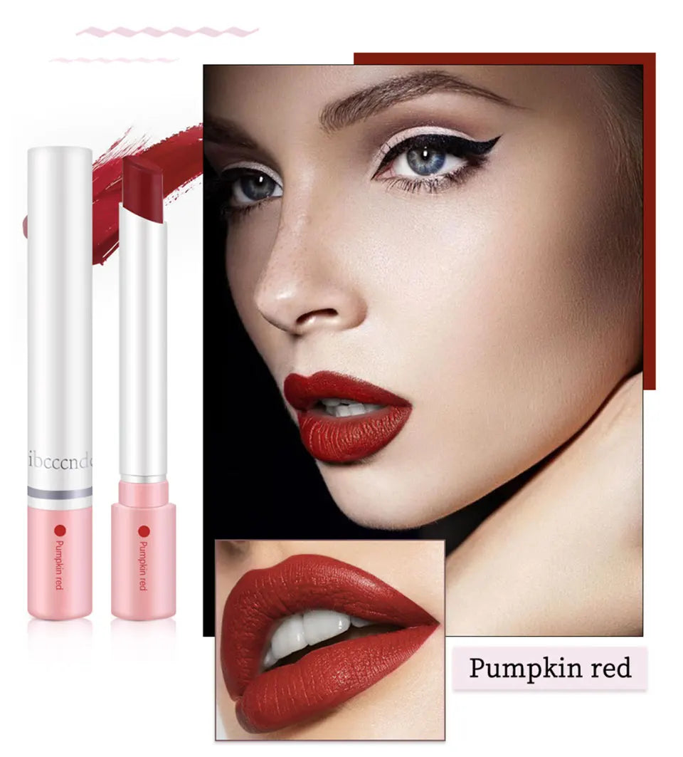 4 pcs/set Cigarette Lipstick Set Long Lasting Lip Glaze Matte Lip Gloss Waterproof.