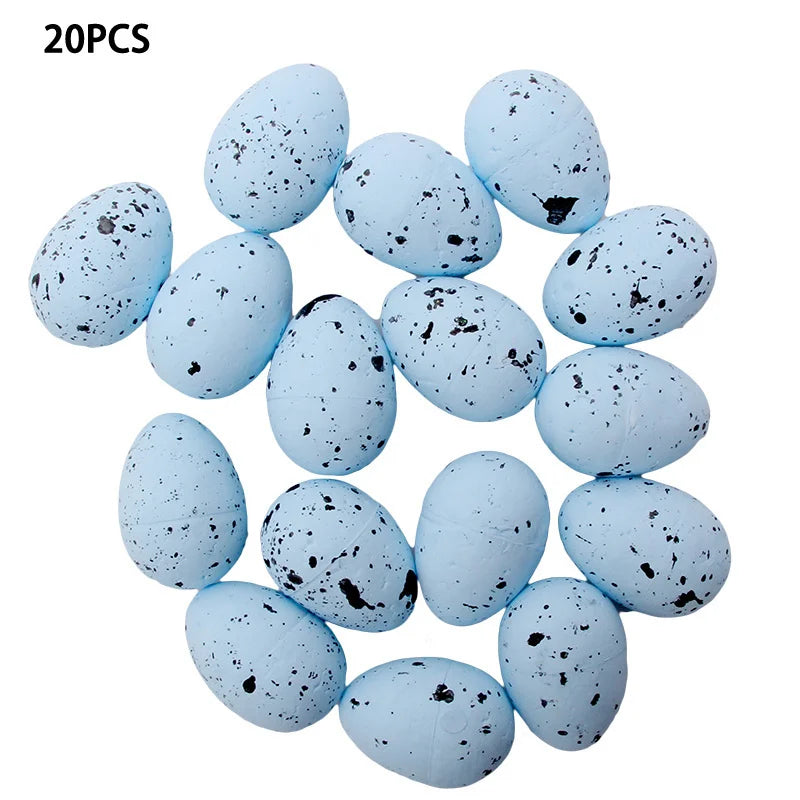 20/50pcs Easter Eggs Multi Size Colorful Foam Eggs For Easter