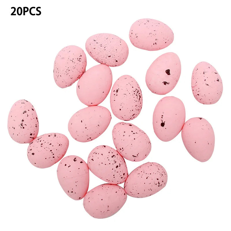 20/50pcs Easter Eggs Multi Size Colorful Foam Eggs For Easter