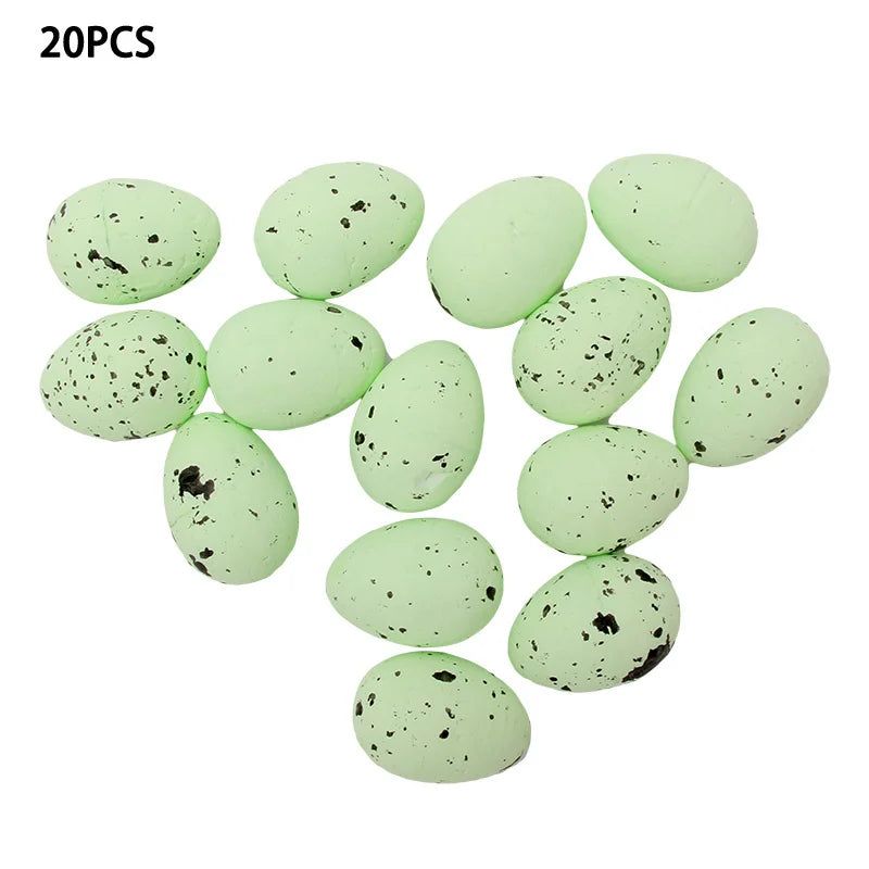 20/50pcs Easter Eggs Multi Size Colorful Foam Eggs For Easter