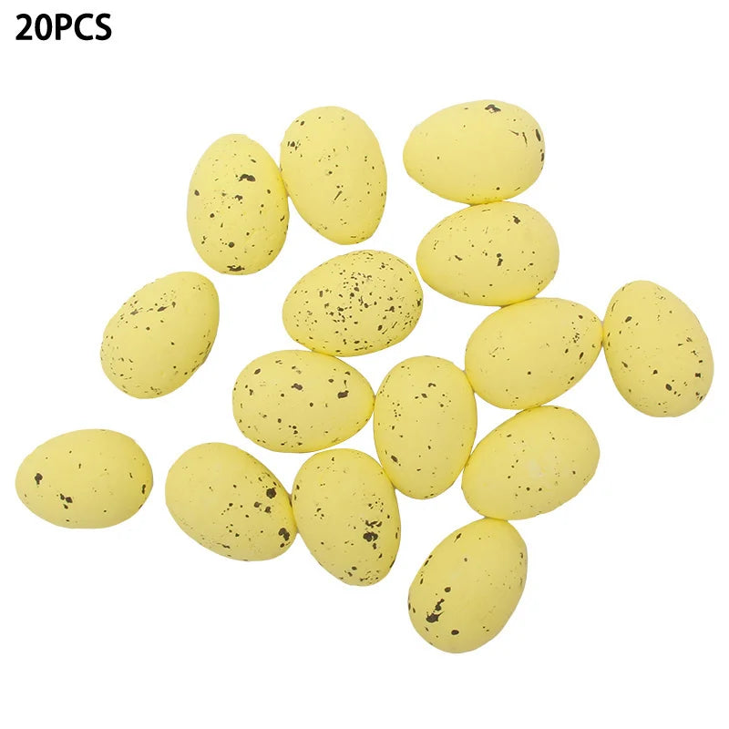 20/50pcs Easter Eggs Multi Size Colorful Foam Eggs For Easter