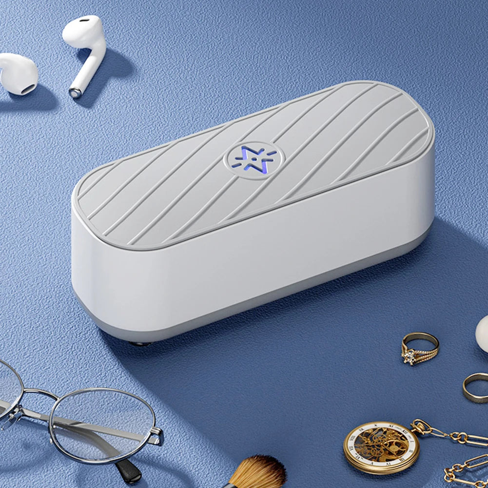 Ultrasonic Cleaning Machine USB Rechargeable High Frequency Vibration Wash Cleaner Jewelry Glasses  Cleaner