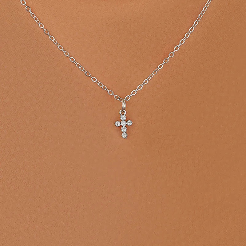 Pearl Cross Pendant.