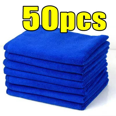 Microfiber Cleaning Cloths Lint Free,Cloths Reusable Cleaning Towels w/ Super Absorbent for Car Window.