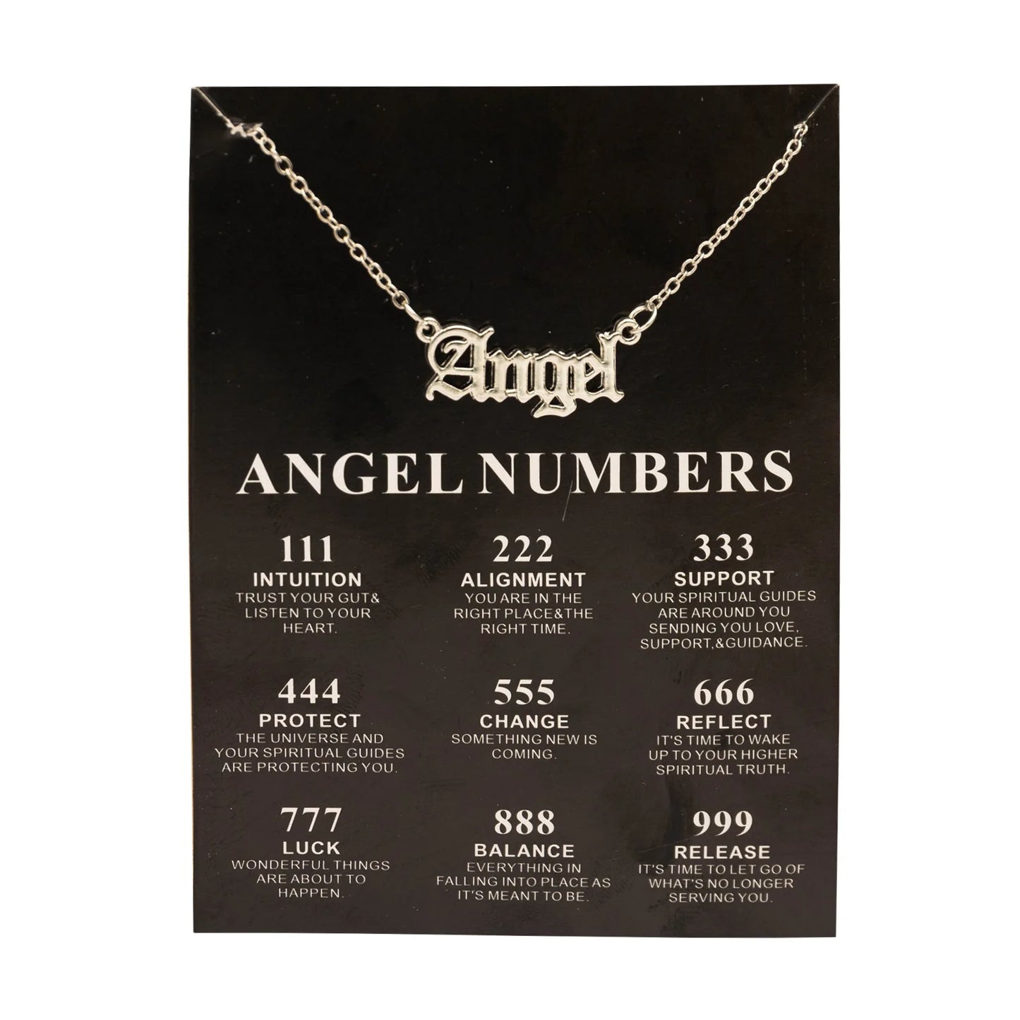Lucky Angel Numbers Wish 777 Pendant Necklace