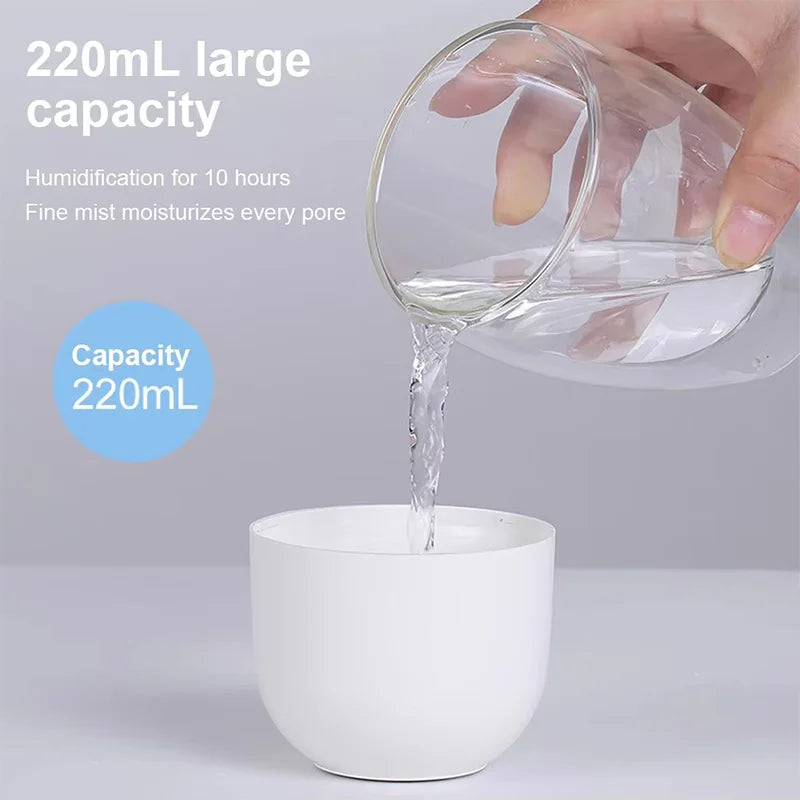 Mini Portable Water Drop Air Humidifier USB Desktop Indoor.