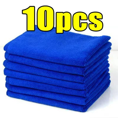 Microfiber Cleaning Cloths Lint Free,Cloths Reusable Cleaning Towels w/ Super Absorbent for Car Window.