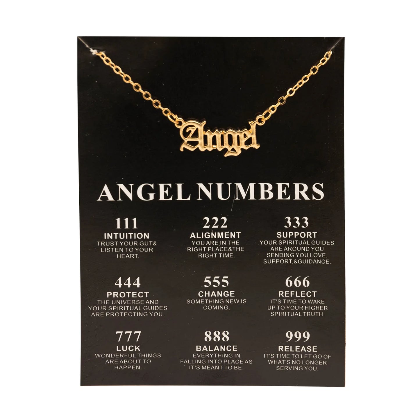 Lucky Angel Numbers Wish 777 Pendant Necklace