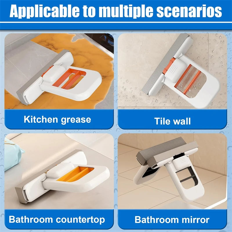 1 PCS Mini Foldable Self Squeeze Desktop mop.