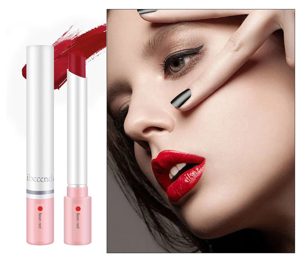 4 pcs/set Cigarette Lipstick Set Long Lasting Lip Glaze Matte Lip Gloss Waterproof.