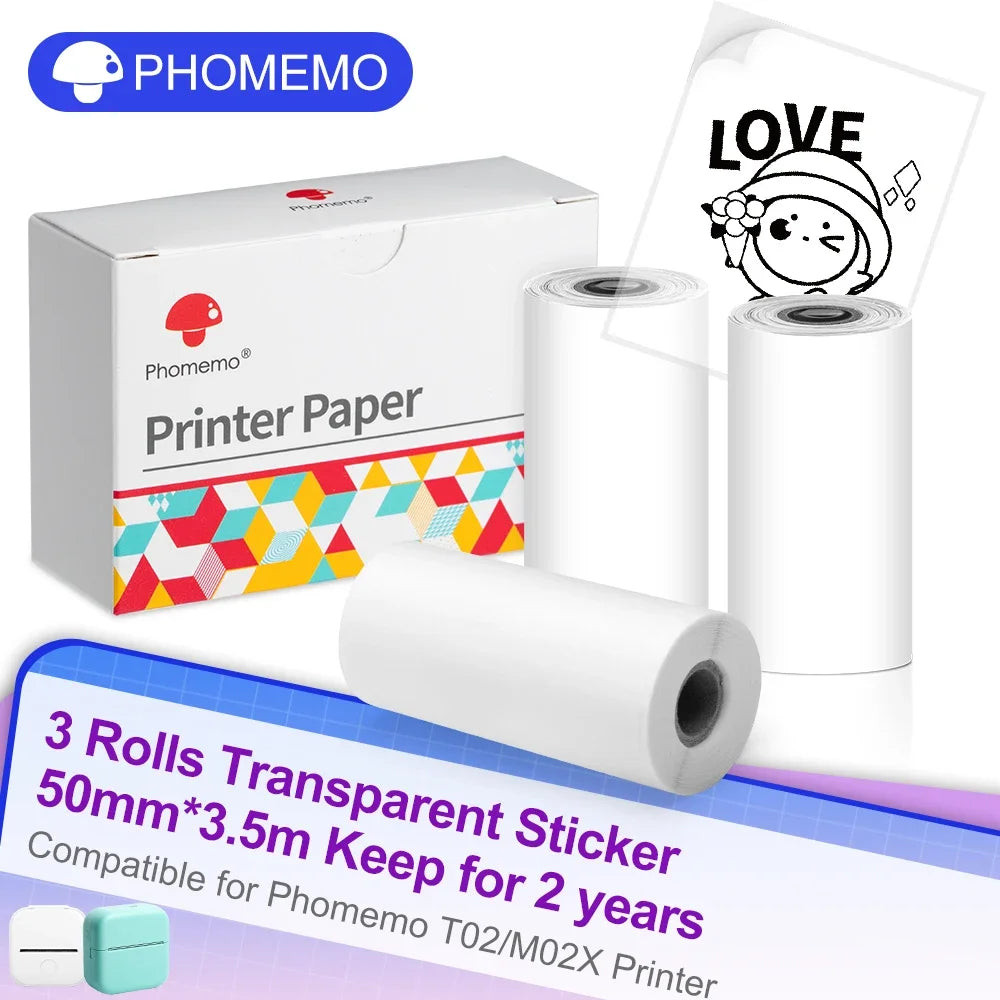 Phomemo T02 Wireless Pocket Thermal Printer Portable