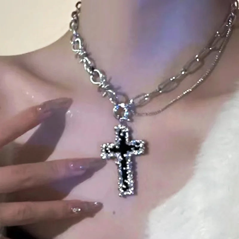 Pearl Cross Pendant.