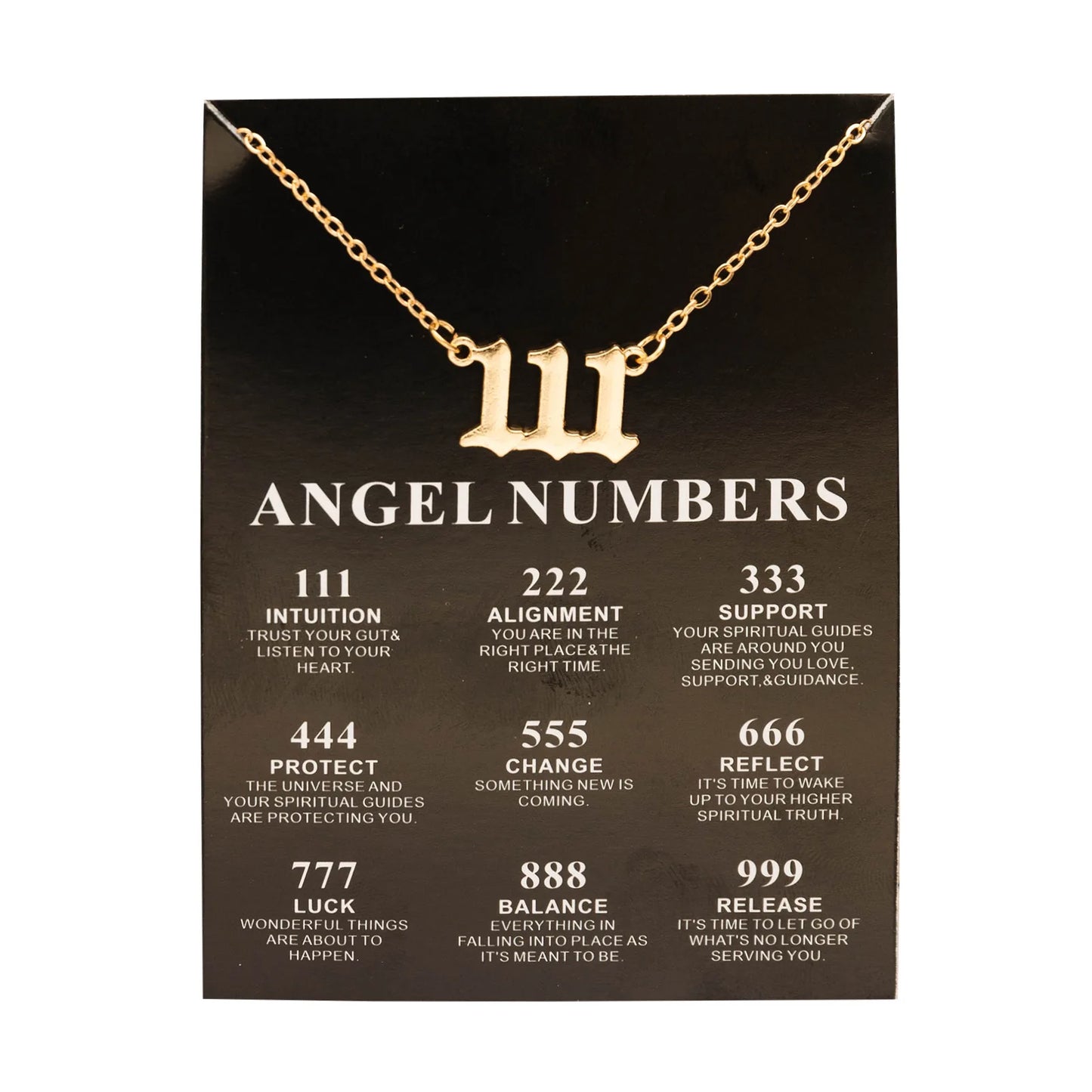 Lucky Angel Numbers Wish 777 Pendant Necklace