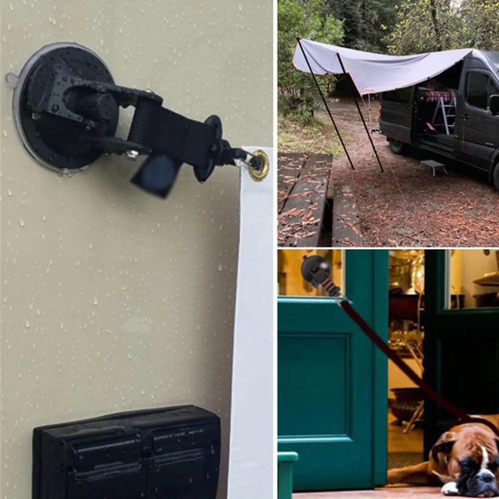 4Pcs Car Tent Suction Cups Buckle