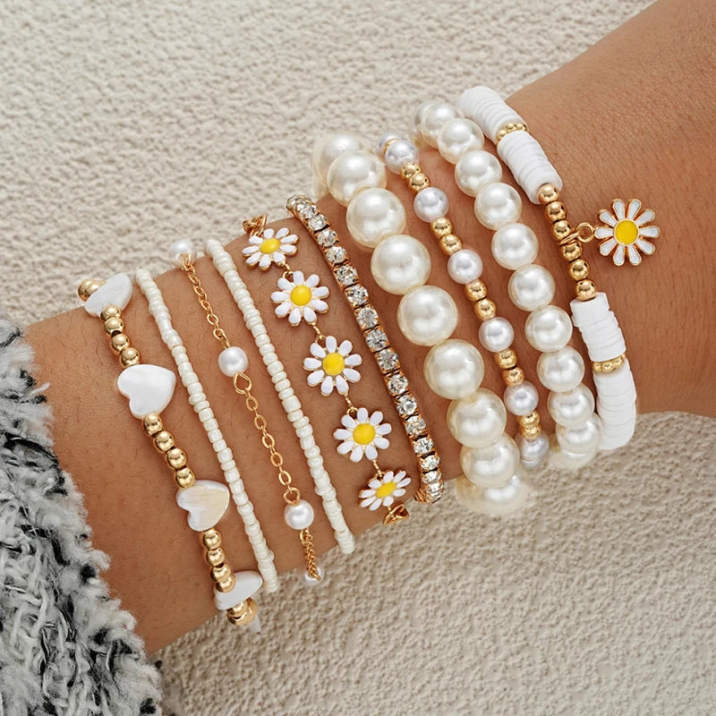 Vintage Daisy Flower, Bohemian