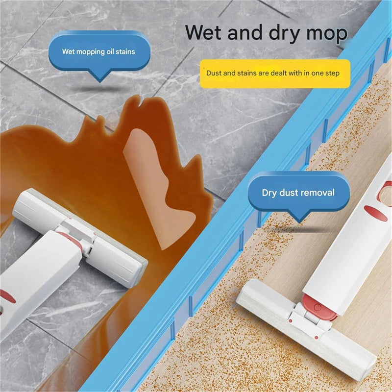 1 PCS Mini Foldable Self Squeeze Desktop mop.