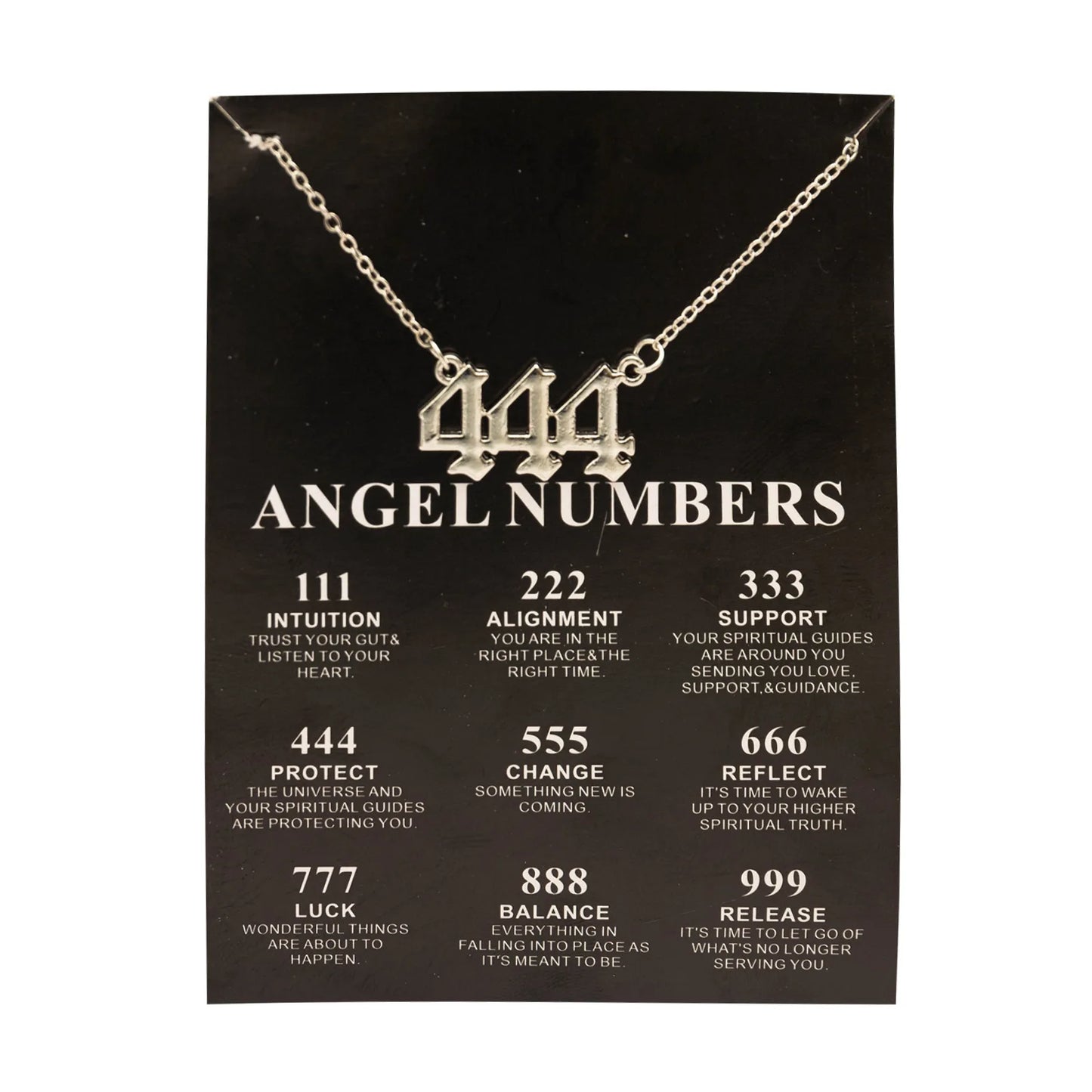 Lucky Angel Numbers Wish 777 Pendant Necklace