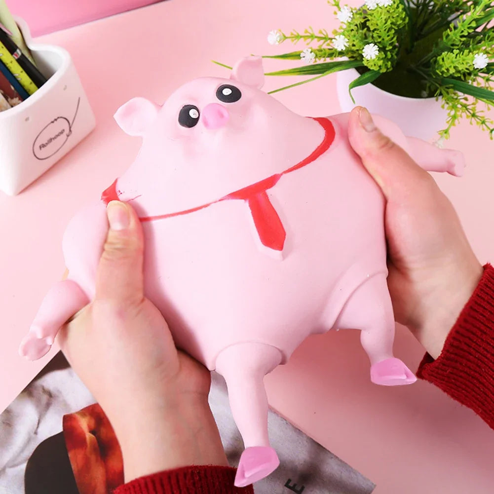 1/2/3PCS Pink Pig Stress Relief Toy Decompression Toys Squeeze Rebound Animal Little Pig Pinch Fidget Toy For Children Or Pets