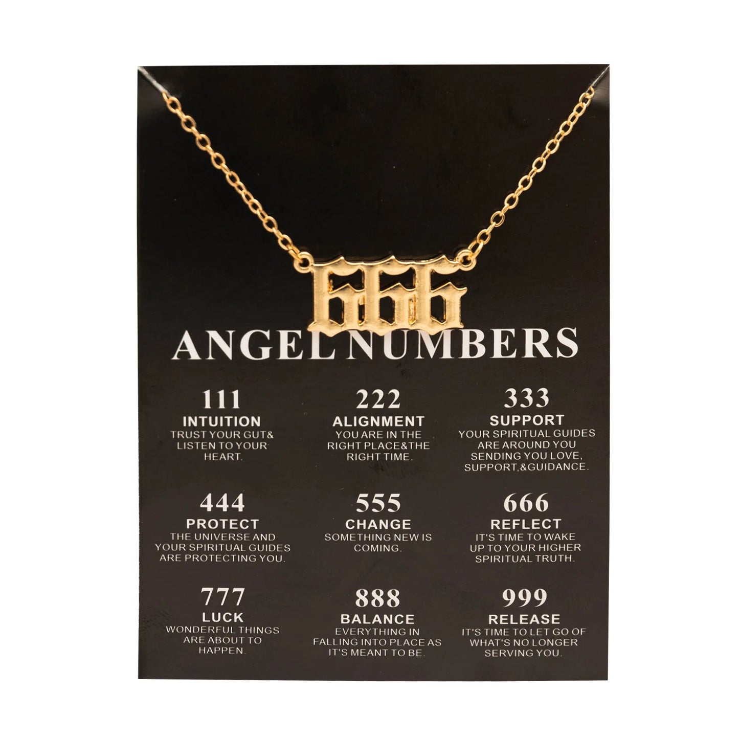 Lucky Angel Numbers Wish 777 Pendant Necklace