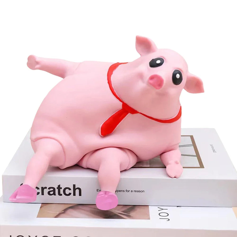 1/2/3PCS Pink Pig Stress Relief Toy Decompression Toys Squeeze Rebound Animal Little Pig Pinch Fidget Toy For Children Or Pets