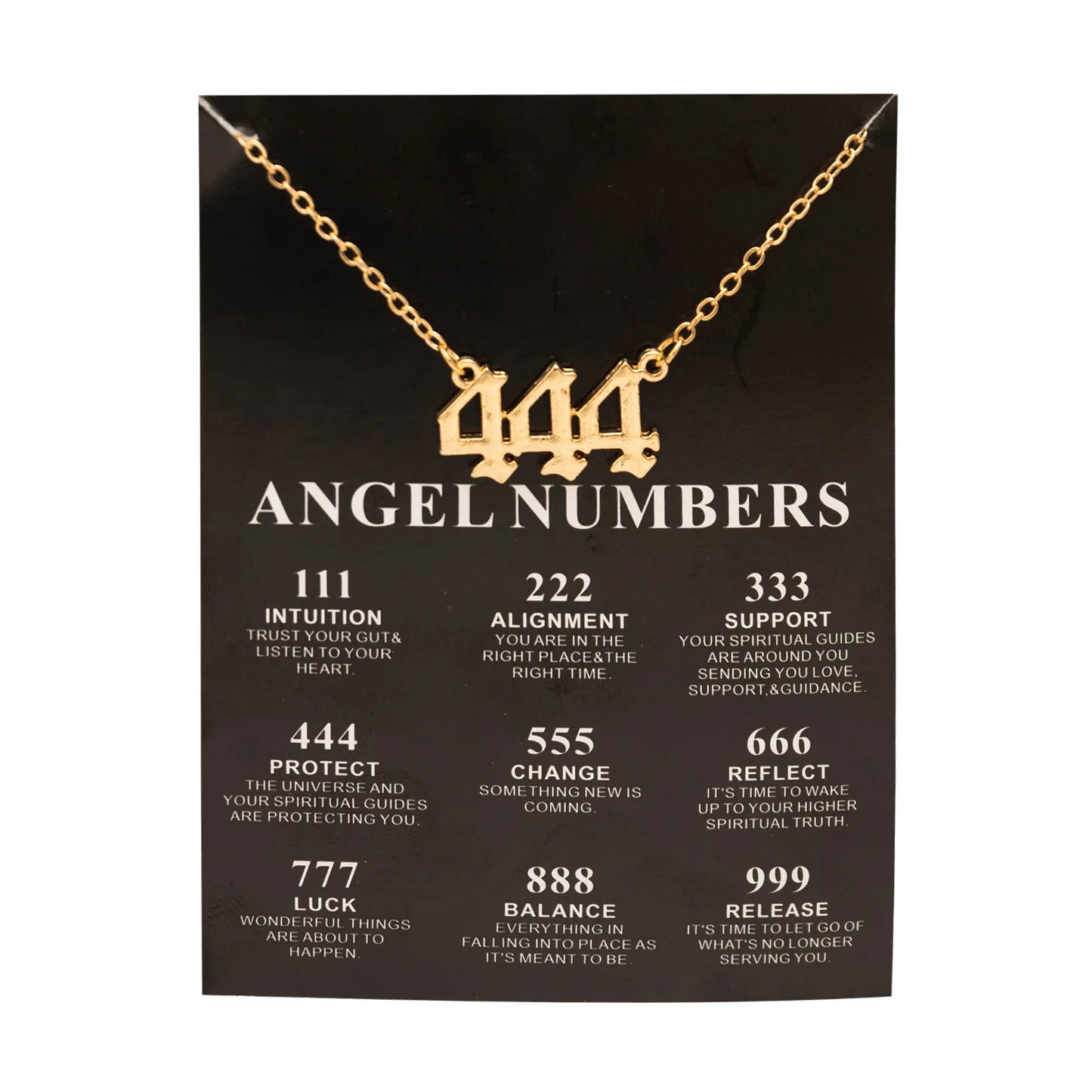 Lucky Angel Numbers Wish 777 Pendant Necklace