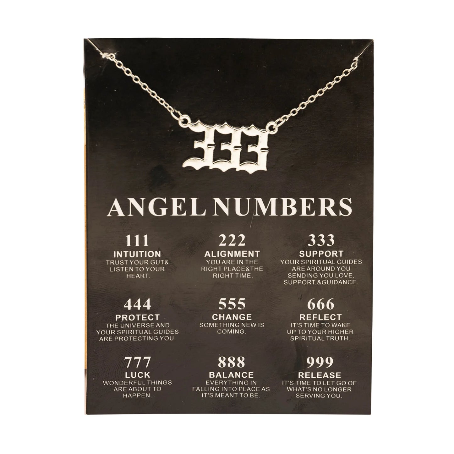 Lucky Angel Numbers Wish 777 Pendant Necklace