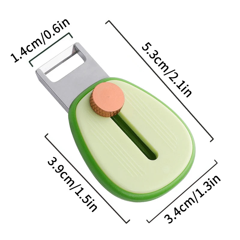 Mini Cartoon Scalable Peeler Stainless Steel Fruits Paring Knife Portable Peeler Cute Peeling Knife Avocado Kitchen Gadgets Tool