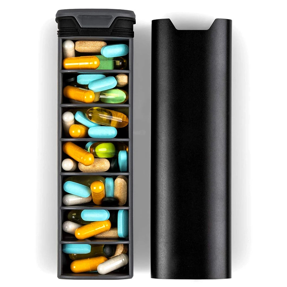 1Pcs 7 Day Weekly Pill Organizer