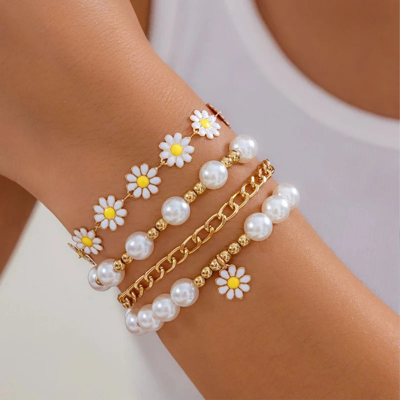 Vintage Daisy Flower, Bohemian