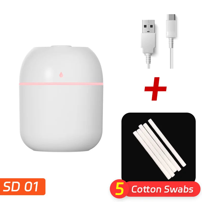 Mini Portable Water Drop Air Humidifier USB Desktop Indoor.